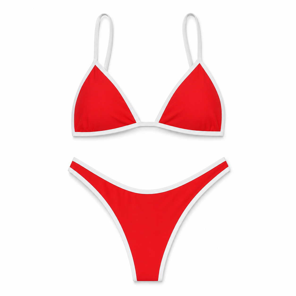 Triangle bag bikini women's split swimsuit