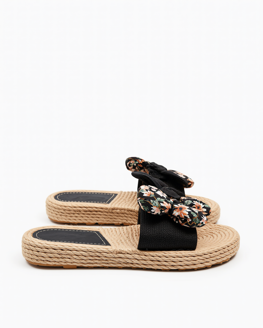Floral Bow Slides