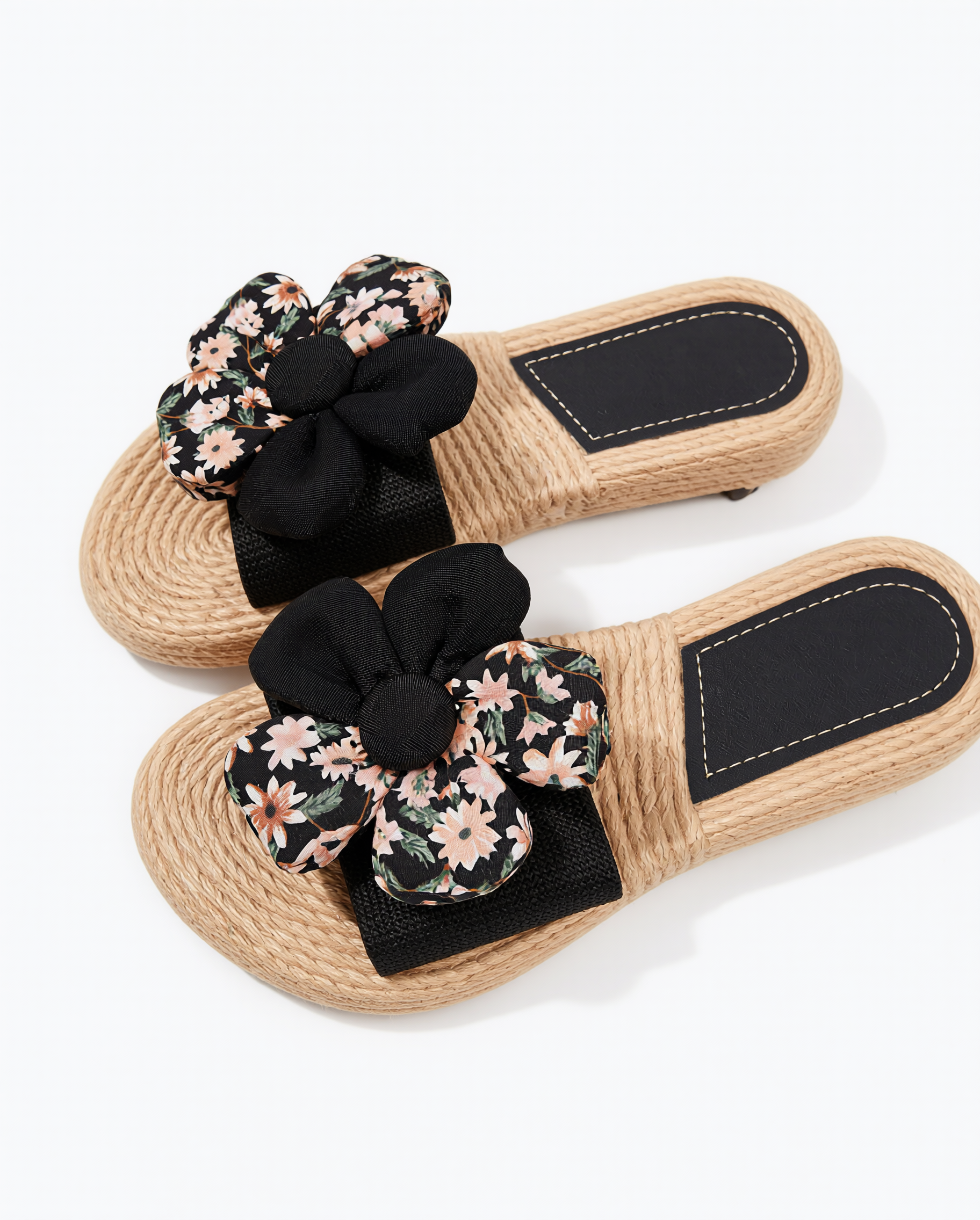 Floral Bow Slides
