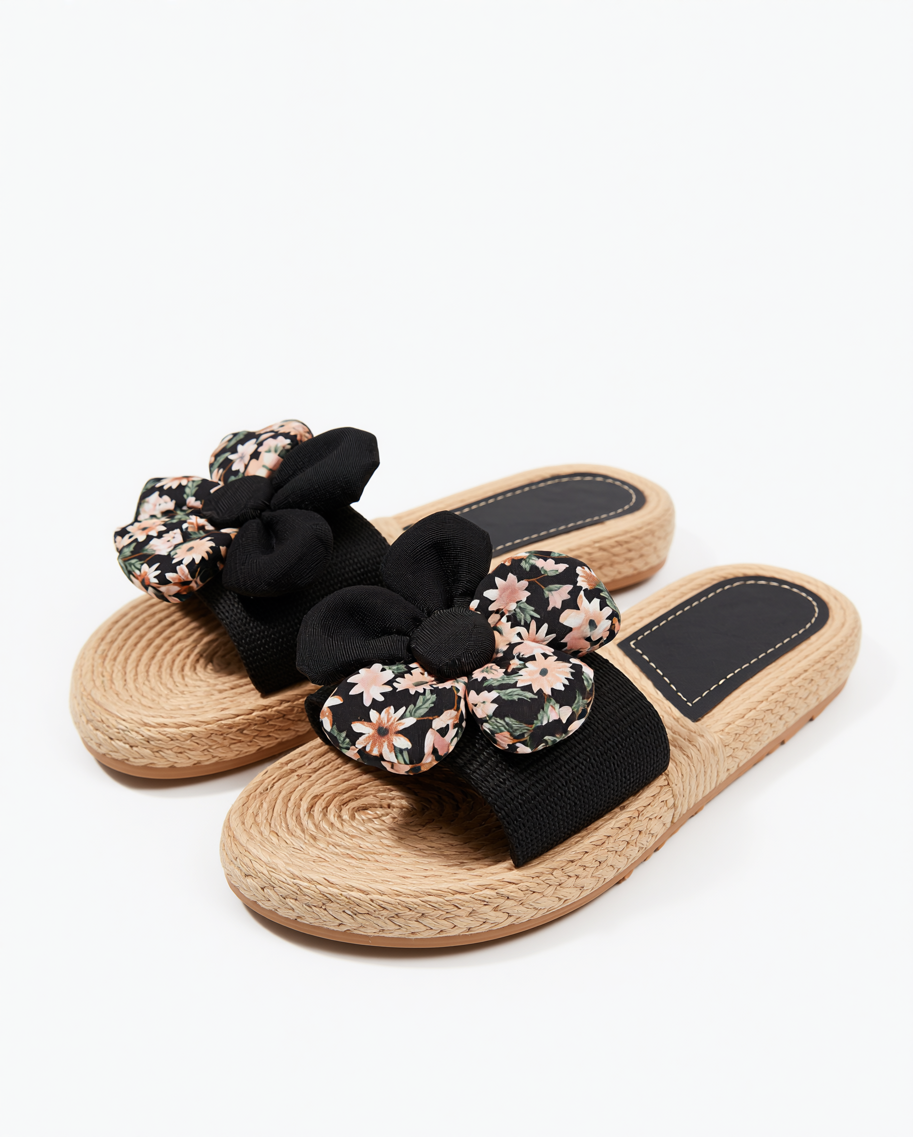 Floral Bow Slides