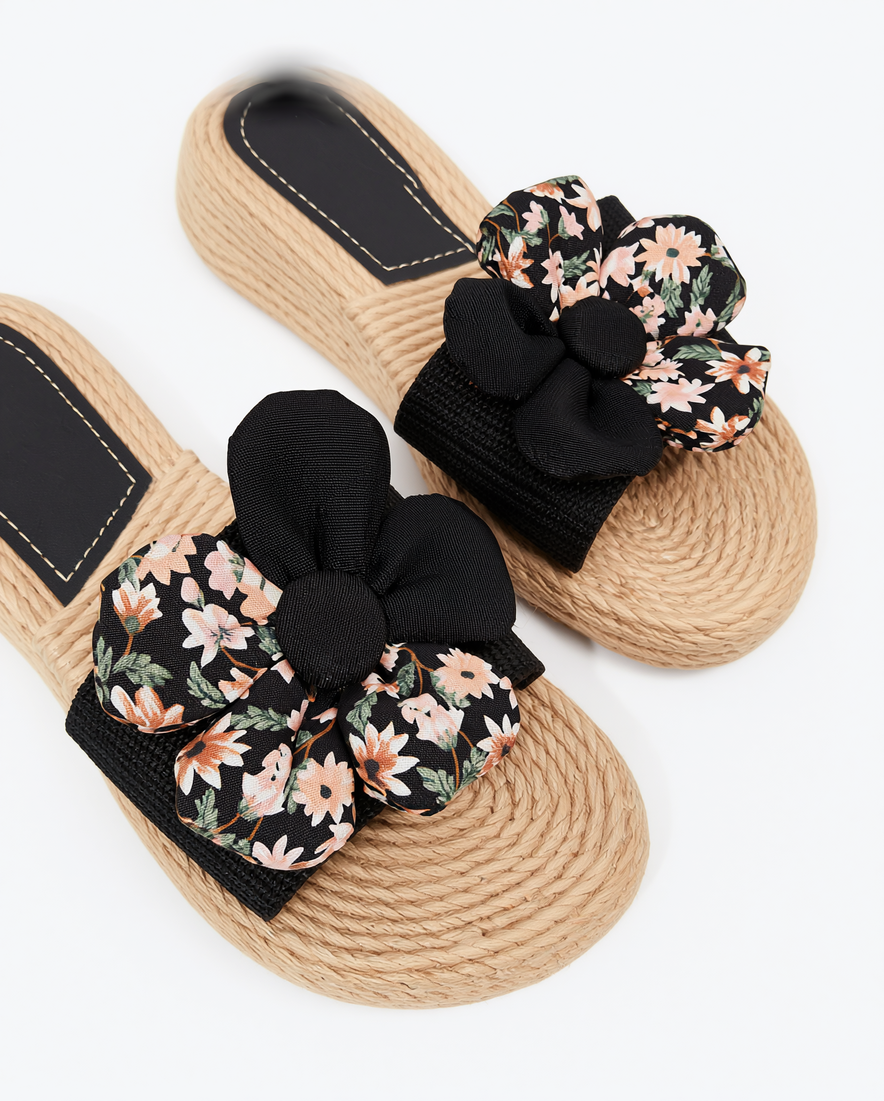 Floral Bow Slides