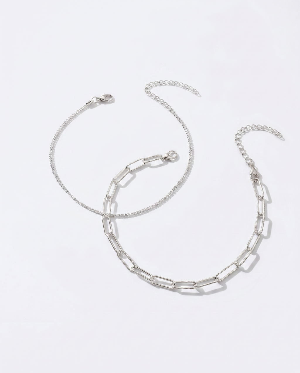 Silver Tide Anklet