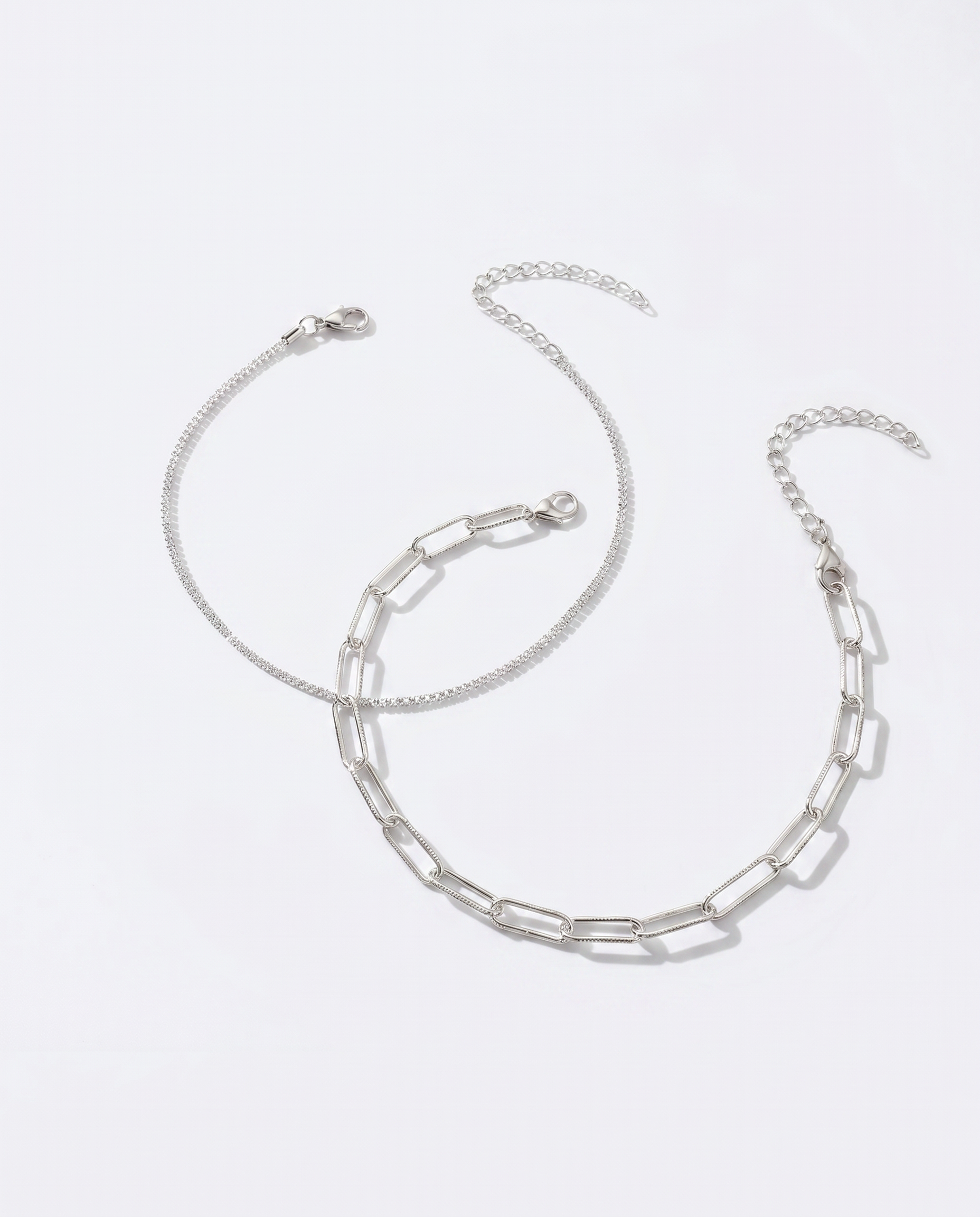 Silver Tide Anklet