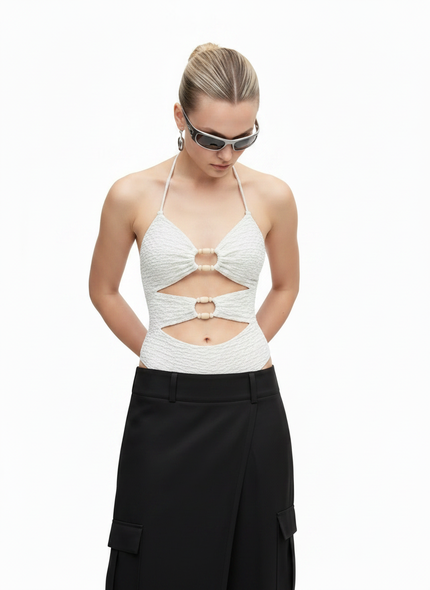 Strapless One-piece Swimsuit