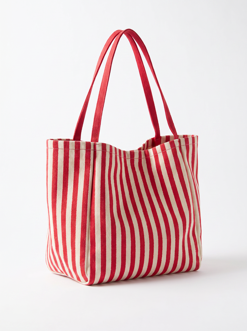 Striped Canvas Tote