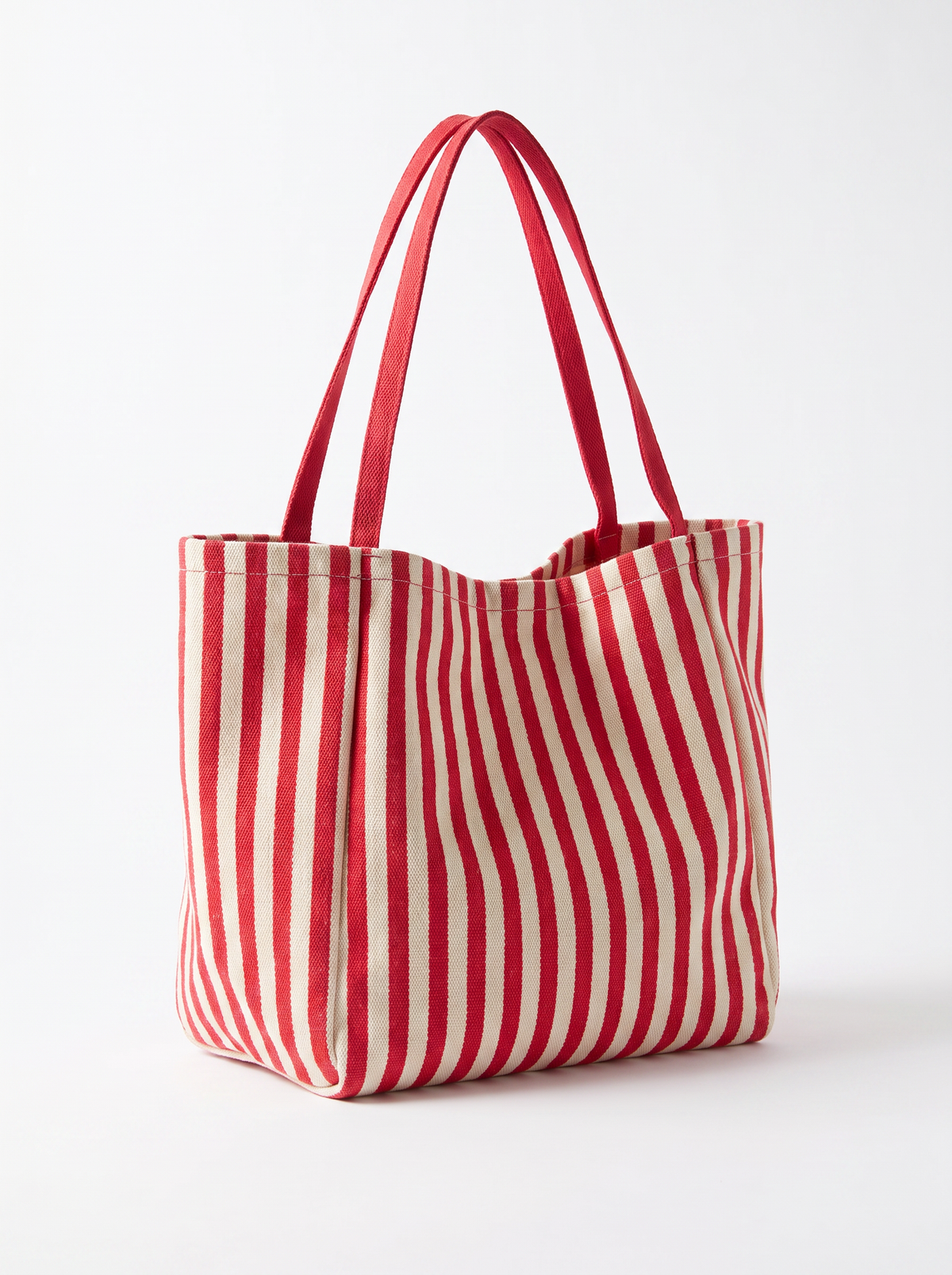 Striped Canvas Tote