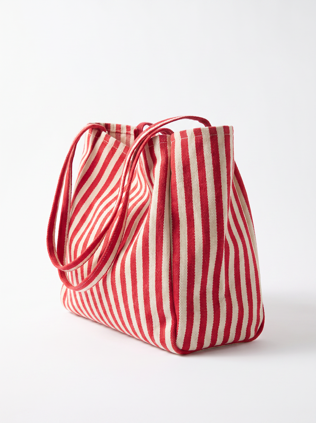 Striped Canvas Tote