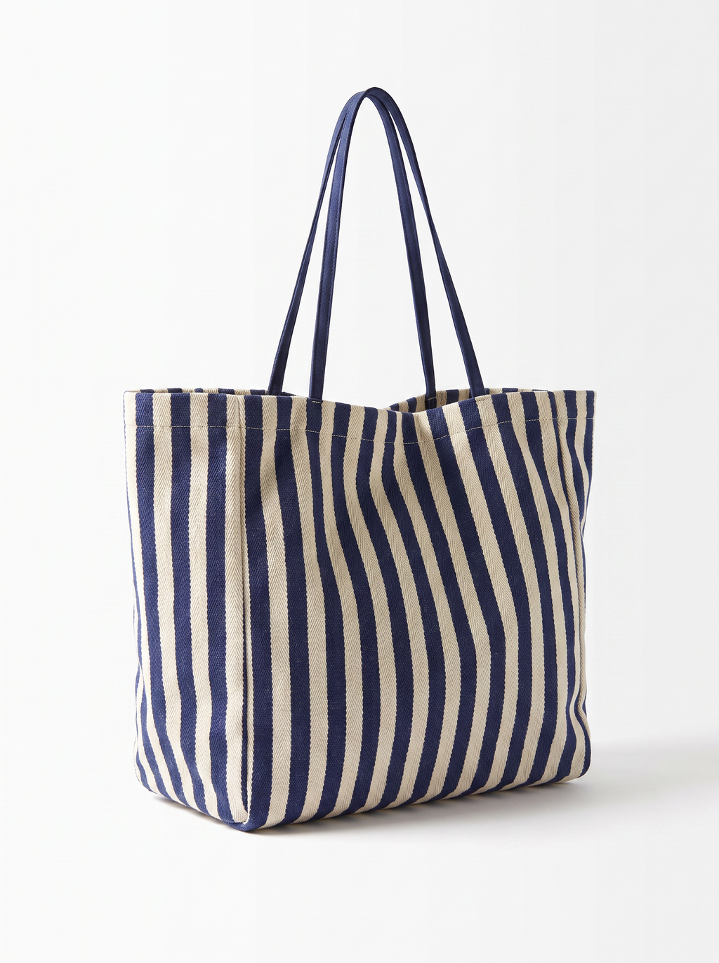Striped Canvas Tote