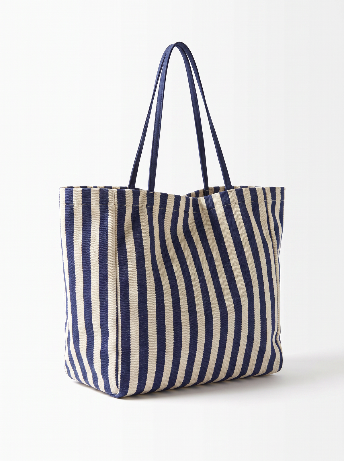 Striped Canvas Tote