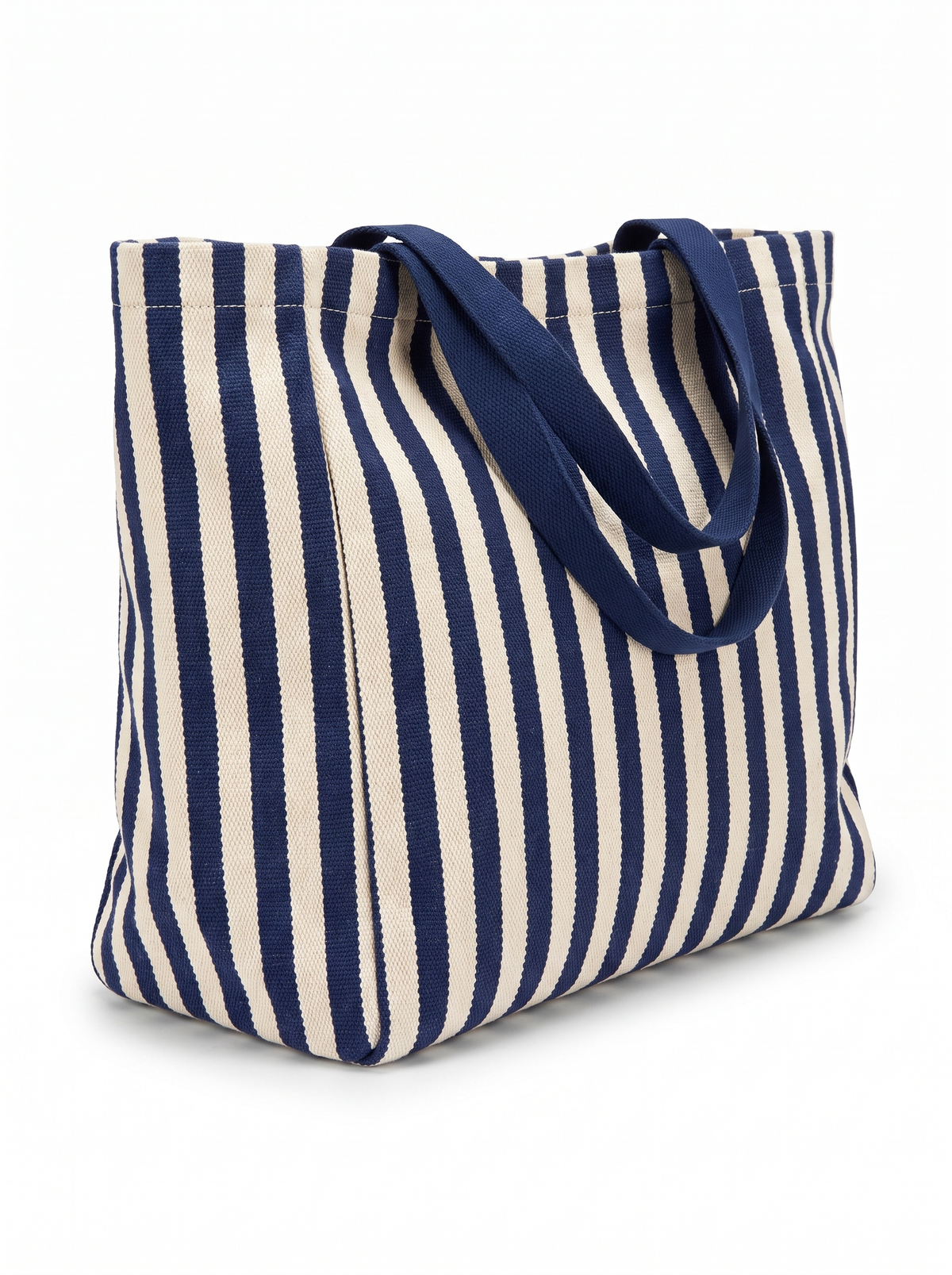 Striped Canvas Tote