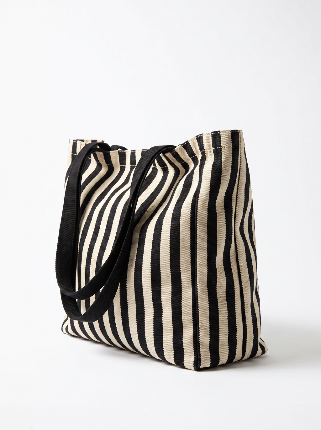 Striped Canvas Tote