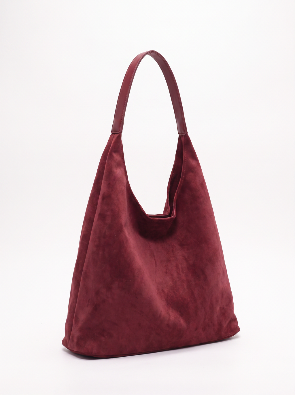 Suede Hobo Bag