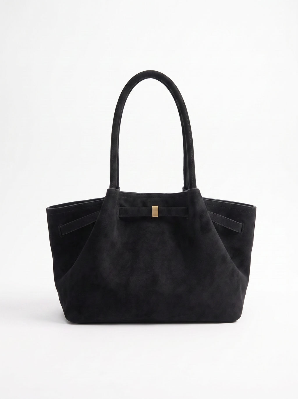 Structured Suede Tote Bag