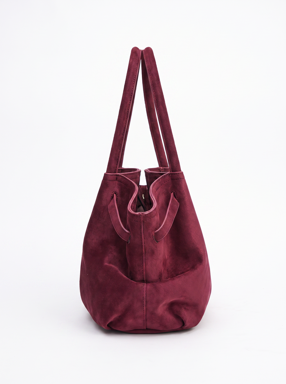 Structured Suede Tote Bag