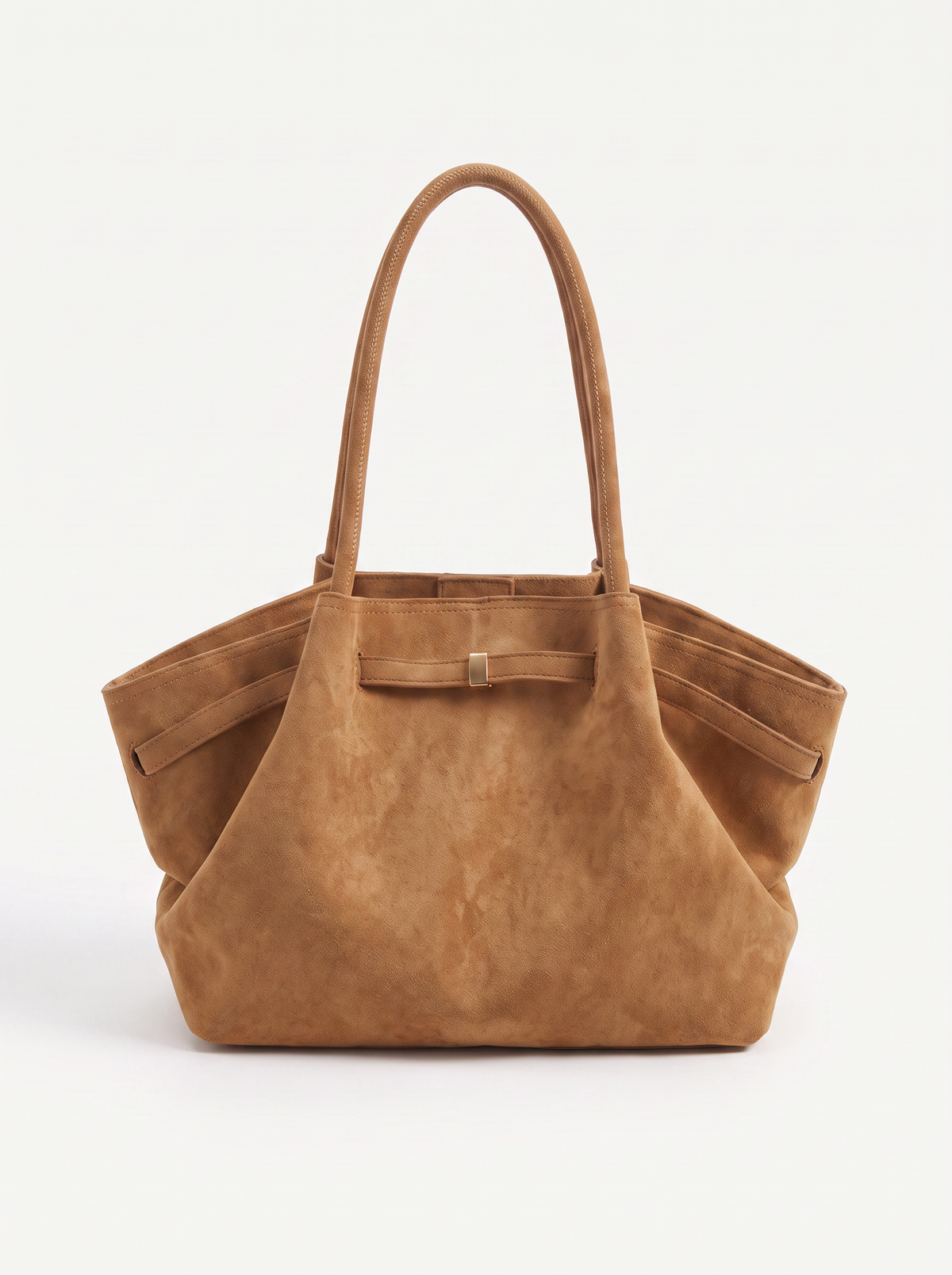 Structured Suede Tote Bag